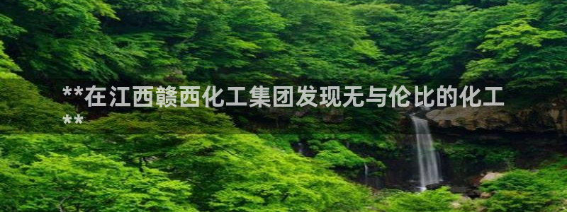 球盟会黑款吗还是白款：**在江西赣西化工集团发现无与伦比的化